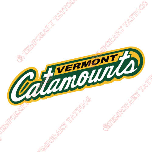 Vermont Catamounts Customize Temporary Tattoos Stickers NO.6803
